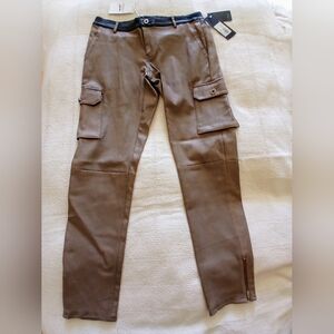Nwt. Lamarque All leather cargo  pants